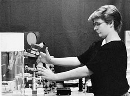 photo of Tina Resch being tested in the laboratory (3)