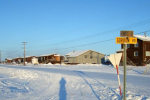 Aklavik, a settlement in Canada's Northwest Territories visited by Sir Hubert Wilkins during his telepathy experiment.