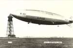 photograph of the R-101 at its mooring