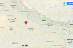map of Indiia showing location of Uncha Larpur