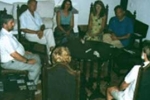 Photograph of a sitting for physical phenomena of mediumship at Scole, Norfolk